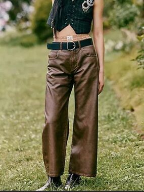 Free People We The Free Misha faux leather pants